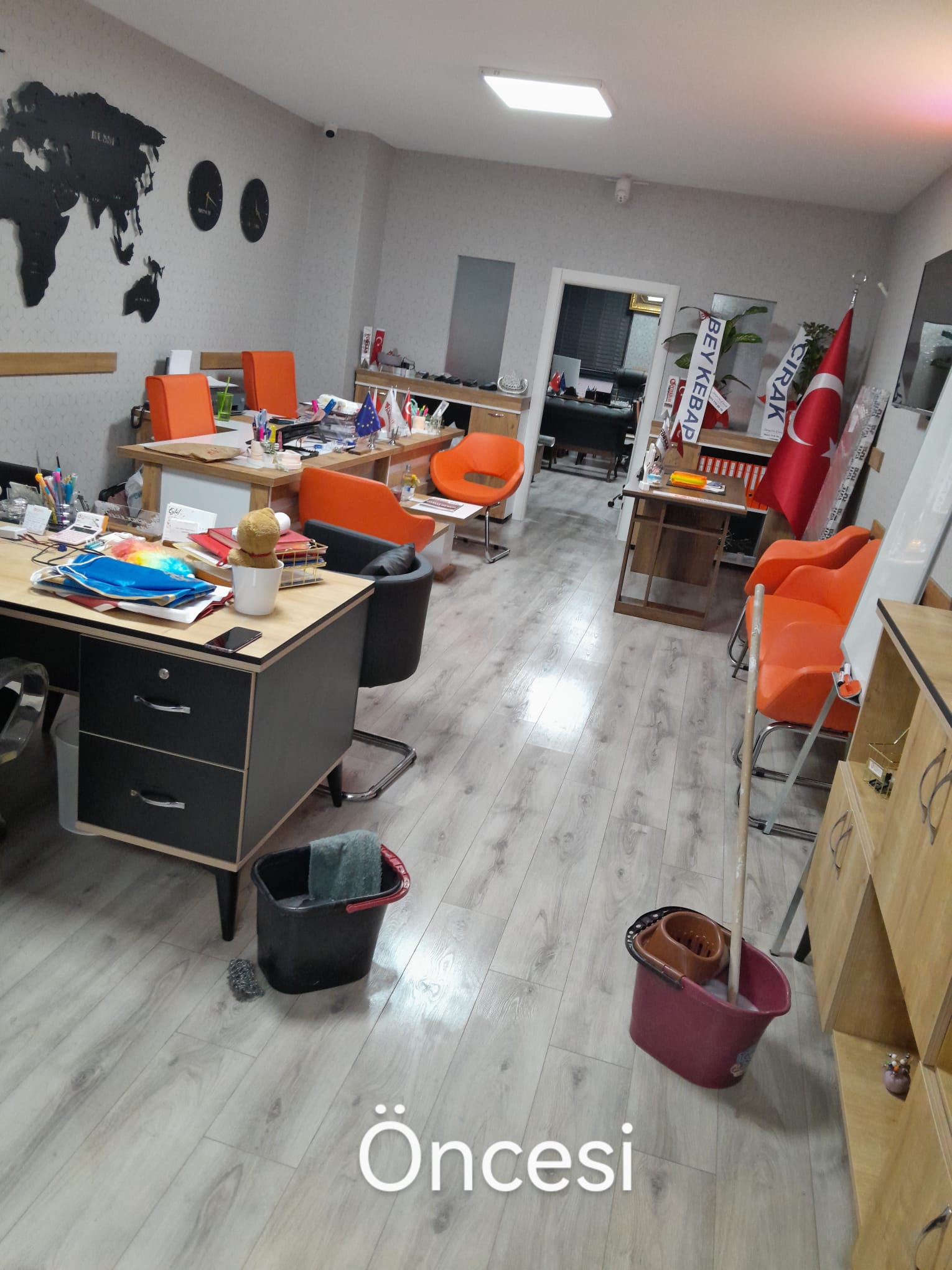 Ofis Temizligi Oncesi